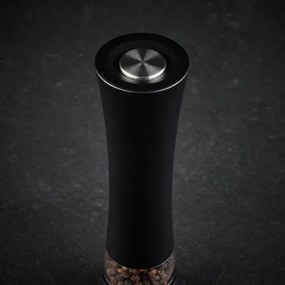 Cole&Mason - Elektrický mlynček na korenie BURFORD 4xAAA 18 cm čierna