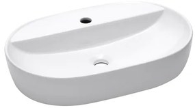 Umývadlo na dosku SAT Infinitio 60x40 cm otvor pre batériu uprostred SATINF6040, 1 ks