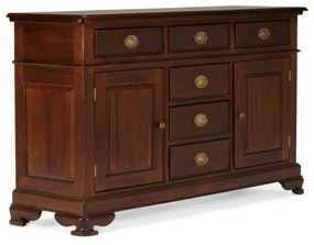 furniture-nabytek.cz - Masívny príborník Cambridge II z mahagónu, lakovaný, hnedý