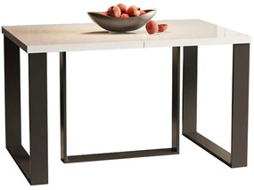 Stôl Borys Max 330 biela lesklá