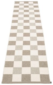 Béžovo-krémový vnútorný a vonkajší behúň 70x300 cm Pix Dark Linen – Pappelina