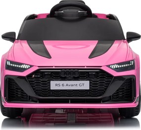 Detské elektrické autíčko Audi RS6 Avant GT ružové