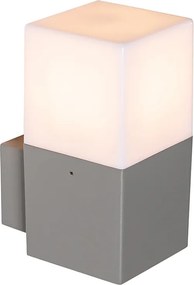 Moderná vonkajšia nástenná lampa sivá IP44 - Denmark