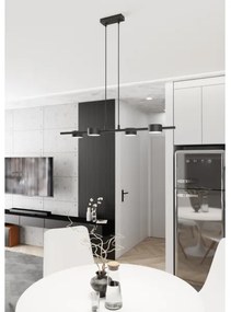 Luster na lanku SORA 4xGX53/12W/230V čierna