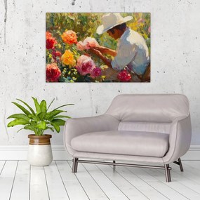 Obraz - Záhradník (90x60 cm)