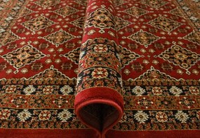 Koberec Afgan 6892A červený / čierny / béžový
