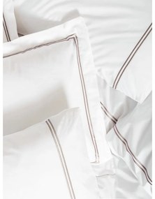 Obliečky z bavlneného saténu s plachtou na dvojlôžko Mehves, 200 × 220 cm