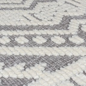 Sivý umývateľný behúň zo ženilky 60x240 cm Jaipur – Flair Rugs