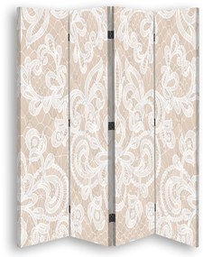Gario Paraván Elegantná béžová Rozmery: 145 x 170 cm, Prevedenie: Klasický paraván