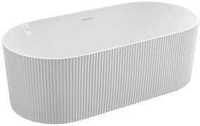 Aqualine Aqualine, TURIA voľne stojaca vaňa 170x80cm, biela, E2780