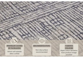 Sivý behúň 80x200 cm Terrain – Hanse Home