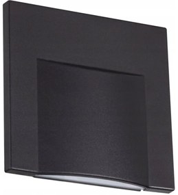 LED schodiskové svietidlo Erinus L 0,8W 3000K Warm Black KANLUX