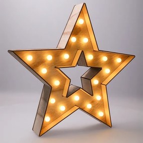 Brilagi - LED vianočná dekorácia LED/2xAA 38x40 cm hviezda