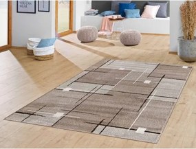 Koberec Mira 80x150 cm, béžová/hnedá%