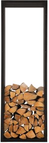 Stojan na palivové drevo Irving 40x50x150, kov čierny matný