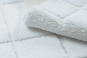 Sada kúpeľňových koberčekov SUPREME LINES línie, biela