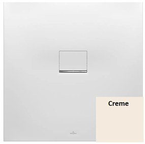 Villeroy & Boch SQUARO INFINITY - Sprchová vanička 100x100cm, Quaryl®, Creme UDQ1010SQI1V-2S