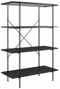 Čierna knižnica v dekore duba 79x117 cm Wainwright - Queer Eye