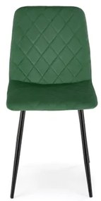 Jedálenská stolička ORIS, 1 ks, tmavozelená
