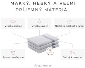 Uterák GREEK 50 x 90 cm biely, 100% bavlna