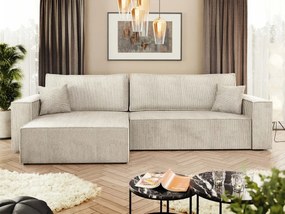 Rohová sedacia súprava Kasuna  (vanilková). Vlastná spoľahlivá doprava až k Vám domov. 1122344