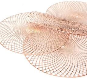 SADA 6KS PRESTIERANIE NA STÔL DARIA (FI) 38 CM MEDENÁ