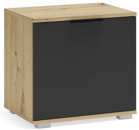 Botník Walker 50 cm, dub artisan / antracit