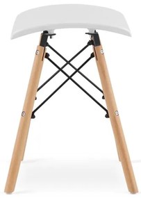 Set štyroch taburetiek KORFU - biela (4ks)