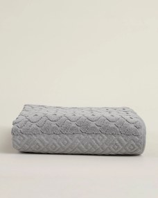 Uterák Lattice 70x140 cm stone grey