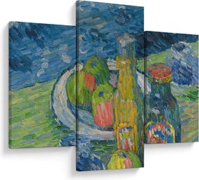 Obraz - Alexej von Jawlensky, Still Life with Bottles and Fruit, reprodukcia (90x60 cm)