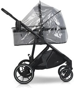 Súrodenecký kočík EasyGo Duoflex Cloudy Gray