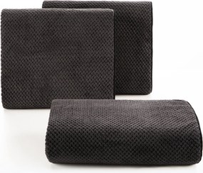 RÝCHLOSCHNÚCI UTERÁK Z MIKROVLÁKNA ZOE1 30X50 CM TMAVOSIVÁ