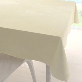 Biante Teflónový štvorcový obrus TF-104 Svetlo vanilkový zámocký vzor 90x90 cm