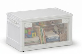 Veľký skladací regálový box XL 62 l, 558x360x310 mm, biely