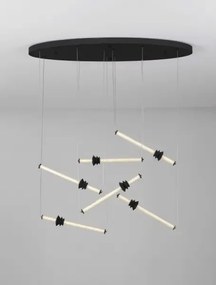 LED stmievateľný čierna dizajnové svietidlo Atmosfera