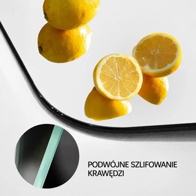 Erga Kalami, bezrámové LED zrkadlo s vyhrievaním a dotykovým ovládaním, 80 × 60 cm, ERG-YKA-MR.KALAMI-60X80