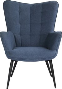 Kreslo Victoria, modrá látka