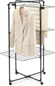 Matne čierny sušiak na bielizeň 23 m HangOn Tower – Brabantia