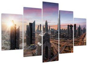 Obraz - Panorama Dubaja (150x105 cm)