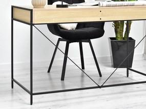 PC stolík Unica (sonoma + čierna). Vlastná spoľahlivá doprava až k Vám domov. 1109858