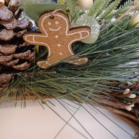 DECOLED Sada ozdôb, 30 x 13 x 1 cm, drevené