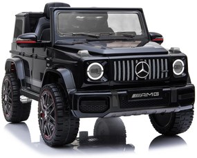 Detské elektrické autíčko na diaľkové ovládanie BestBerg BBCC-60B - Mercedes-Benz AMG G63 / od 3 rokov / nosnosť 25 kg / čierna
