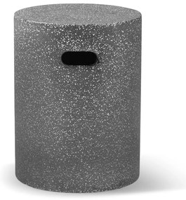 Čierny záhradný odkladací stolík Bonami Selection Loris, ø 35 cm