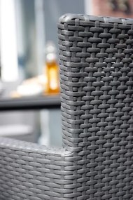 InternetovaZahrada - Záhradná zostava MODERN CRAZY 1+6 grafit