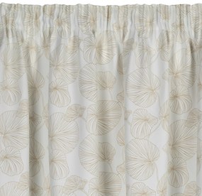 ZATEMŇOVACÍ ZÁVES NA PÁSKE MARIGOLD 140X300 CM LISTY