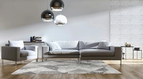 Osta, AKCIA: 67x130 cm Kusový koberec Origins 50510 / A920, šedá, chodba / predsieň