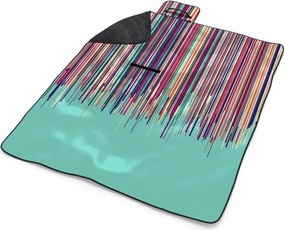 Sablio Plážová deka Stekajúca farba: 200x140 cm