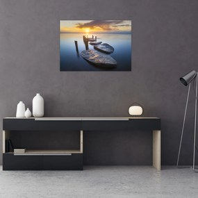 Obraz - Kamenné mólo (70x50 cm)