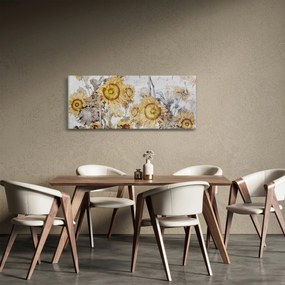 Obraz - Slnečnica v stene (120x50 cm)