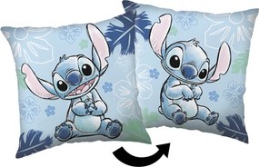 Jerry Fabrics Dekoratívny vankúšik 40x40 cm - Lilo and Stitch „Blue“